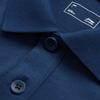 Li Ning Sports Lifestyle Serie Buchstaben Lässig Einfach Einfarbig Gestreift Kurzarm Poloshirt Herren Poloshirts Tiefmarineblau APLU175-1