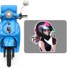 Motorcycle Decal Stickers, Locomotive Girl Bike Racing Stickers Car DecorationsPersonalized Creative Car Stickers Motorsport