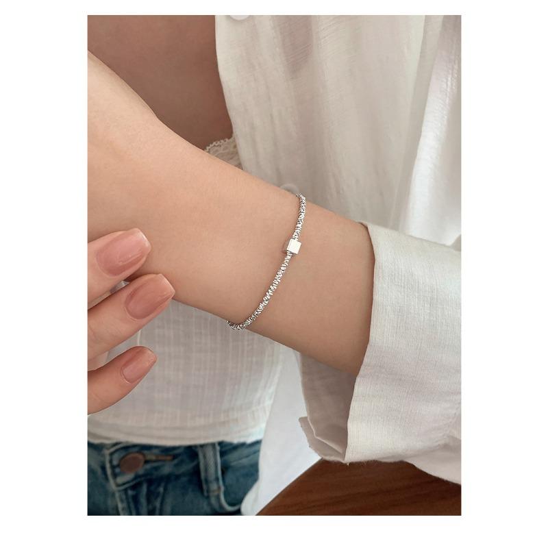Square Bracelet Women's Fashion Simple Personality Versatile Ins Scenery Square Jewelry