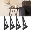 4PCS Wrought Iron Table Leg Simple Hairpin Coffee Legs with Foot Pad Home DIY Projects20cm