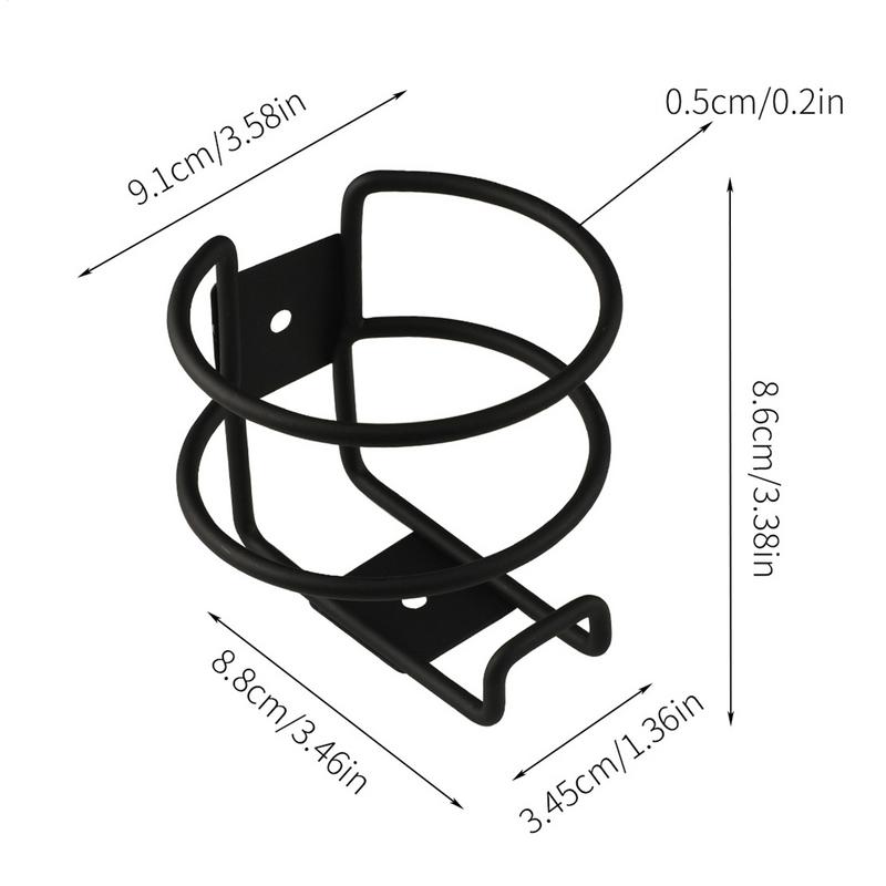 Boat Bottle Holder Metal Boat Bottle Organizer Rack Non-Slip Easy To Install Cup Storage Rack For Marine Trailer Truck Car RV