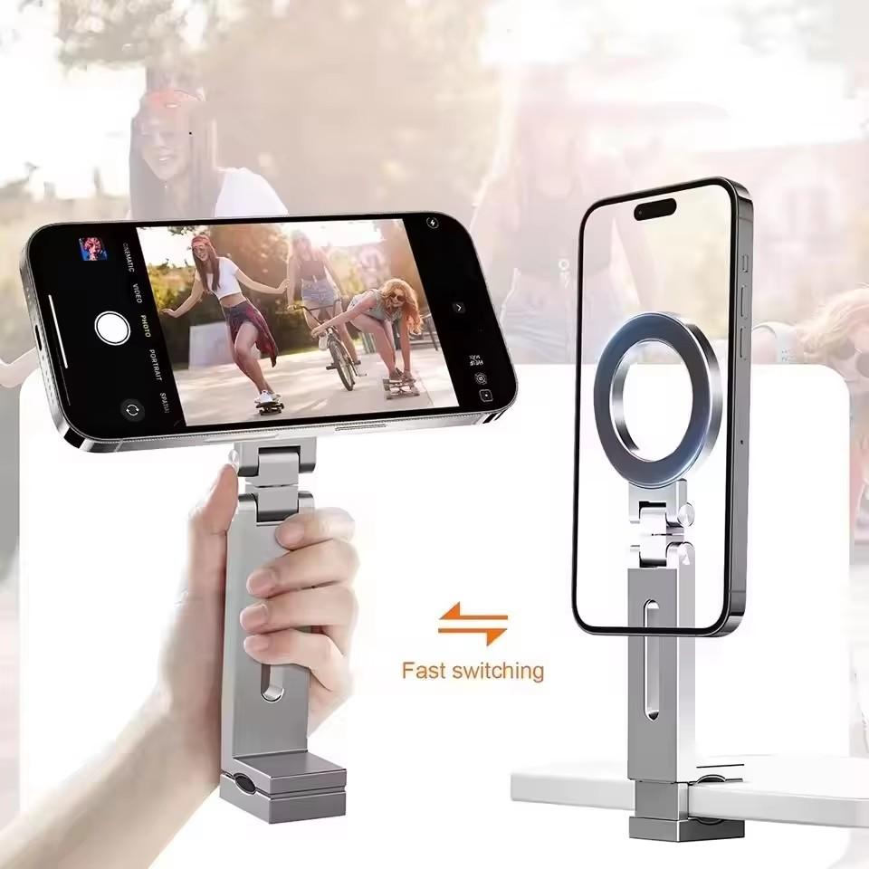 Xiaomi Adjustable Universal Magnetic Phone Holder Travel Essentials Flexible Rotation Hands-Free Airplane Phone Mount Seat Phone Stand