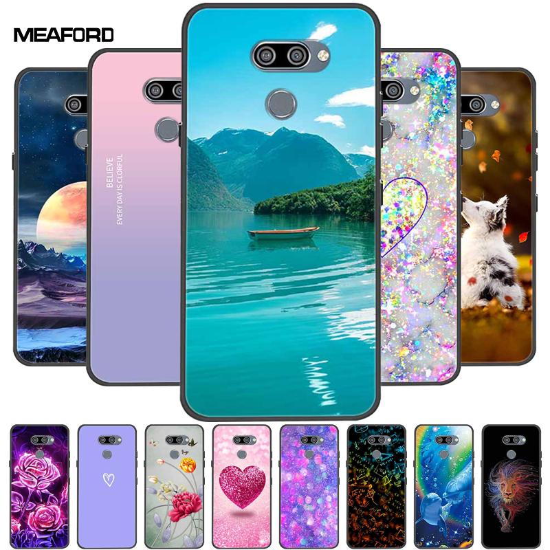 For LG LG Q60 Cases K50 / V50 G8S Thinq Soft TPU Silicone Back Cover for LG V40 Thinq Phone Cases Cartoon Bumpers For LGQ60 Q 60