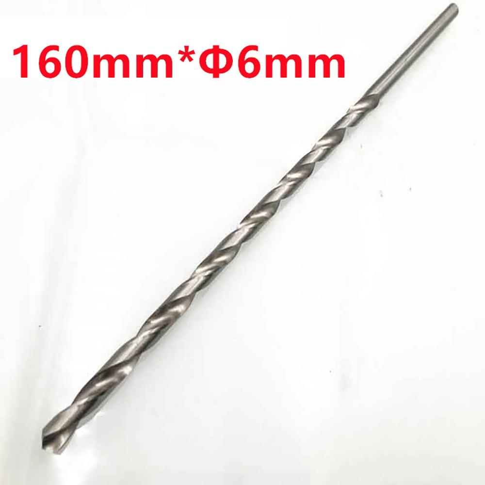 1Pcs Diameter 2-6mm Extra Long Drill Bit HSS Steel Length 160-300mm Drilling Tool Straight Shank Power Tool