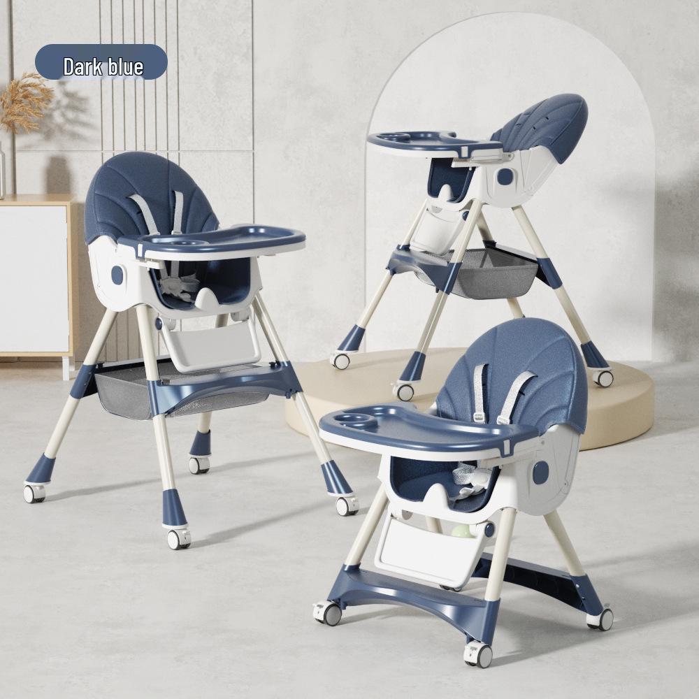 Regulowane Krzesełko dla Dziecka: Krzesełko do karmienia niemowląt i małych dzieci z tacką