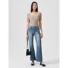 8seconds Back Ribbon Square Neck Knit Beige