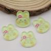 30pcs Transparent Cute Rabbit Button DIY Clothing Sewing Buttons Bunny Buttons  Sewing Supplies