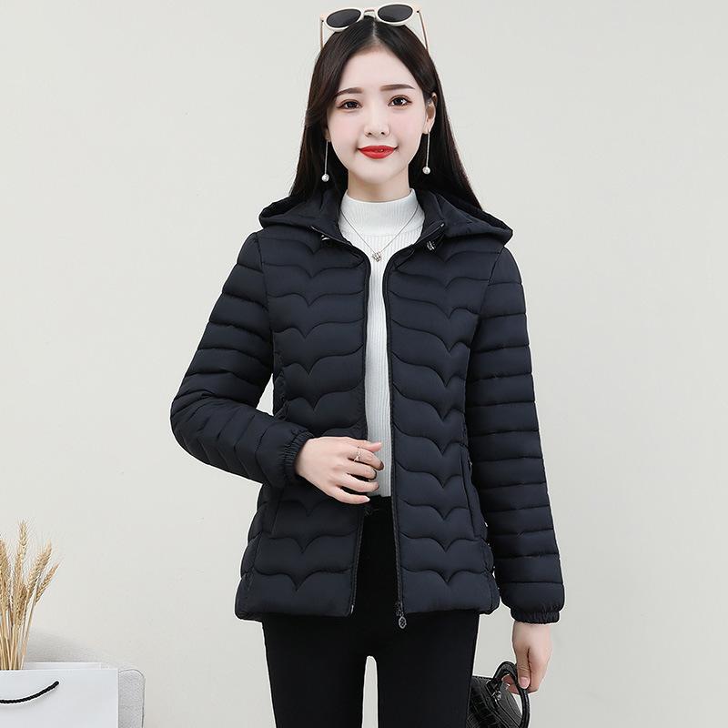 Cotton clothes women's short autumn and winter new light and thin fashion slim cotton clothes fashion versatile down cotton warm jacket