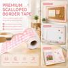 Wavy Edge Decorative Border Tape 65FT Board Border Durable Masking Tape  Scrapbook