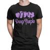 Men T-Shirts Deep Purple Novelty Cotton Tees Short Sleeve T Shirt Crew Neck Tops Summer