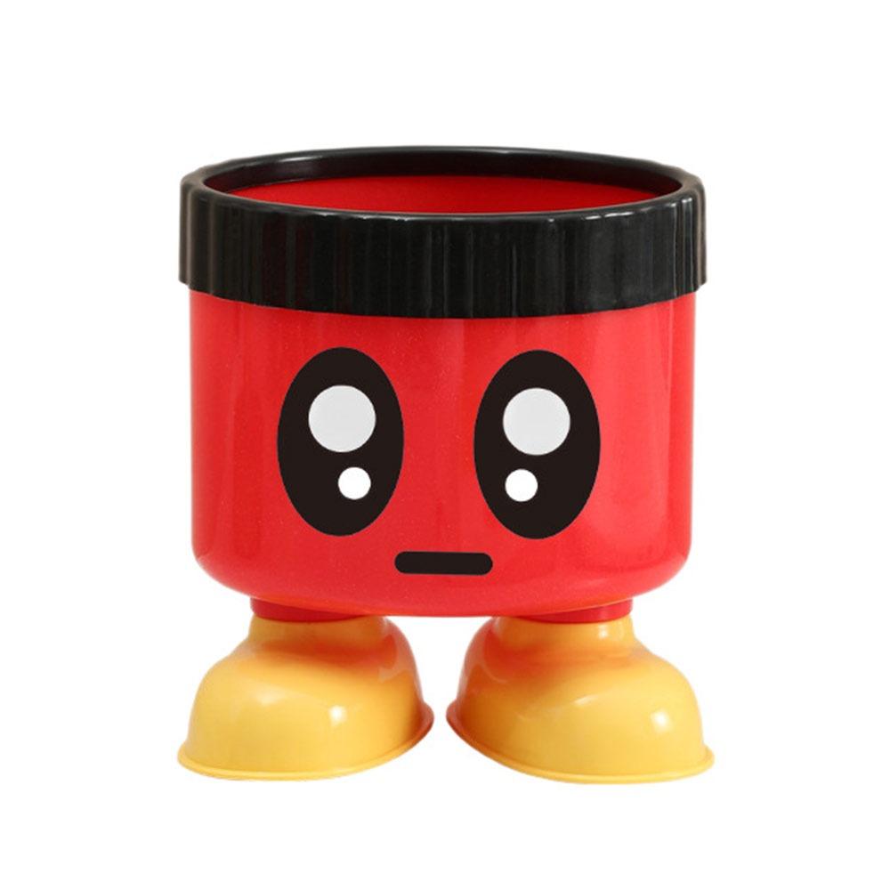 

Large Capacity Pencil Holder Cartoon Pen Container Cute Pencil Case Students Stationery червоний