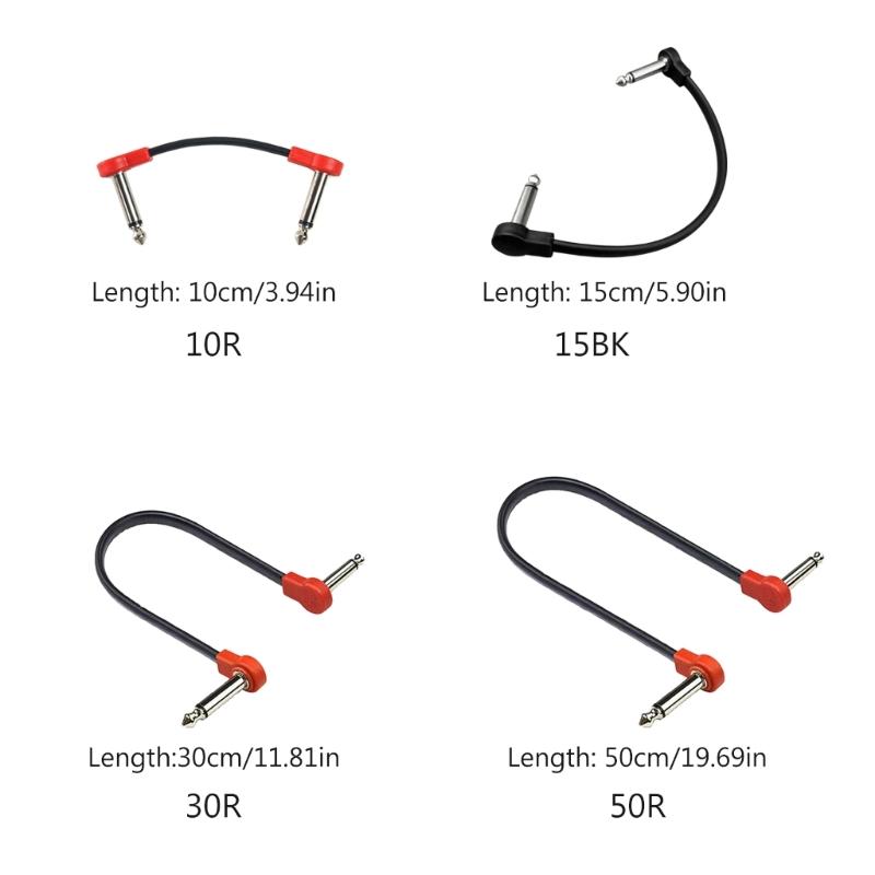 Profession Guitar Patches Pedal Low Noise Good Quality Patches Cable Right Angle