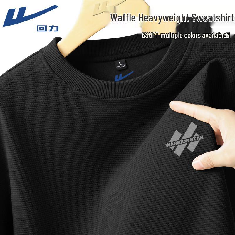 Warrior Men's Waffle Knit Crewneck Sweatshirt