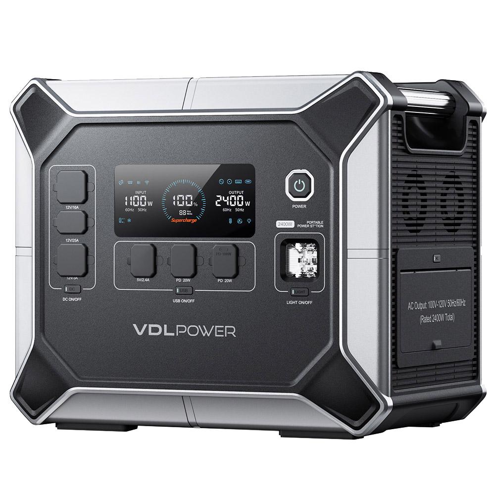 Tragbare Powerbank 100W Solargenerator mit AC-Anschluss Schnellladung Outdoor-Notfallbeleuchtung für Camping und Reisen