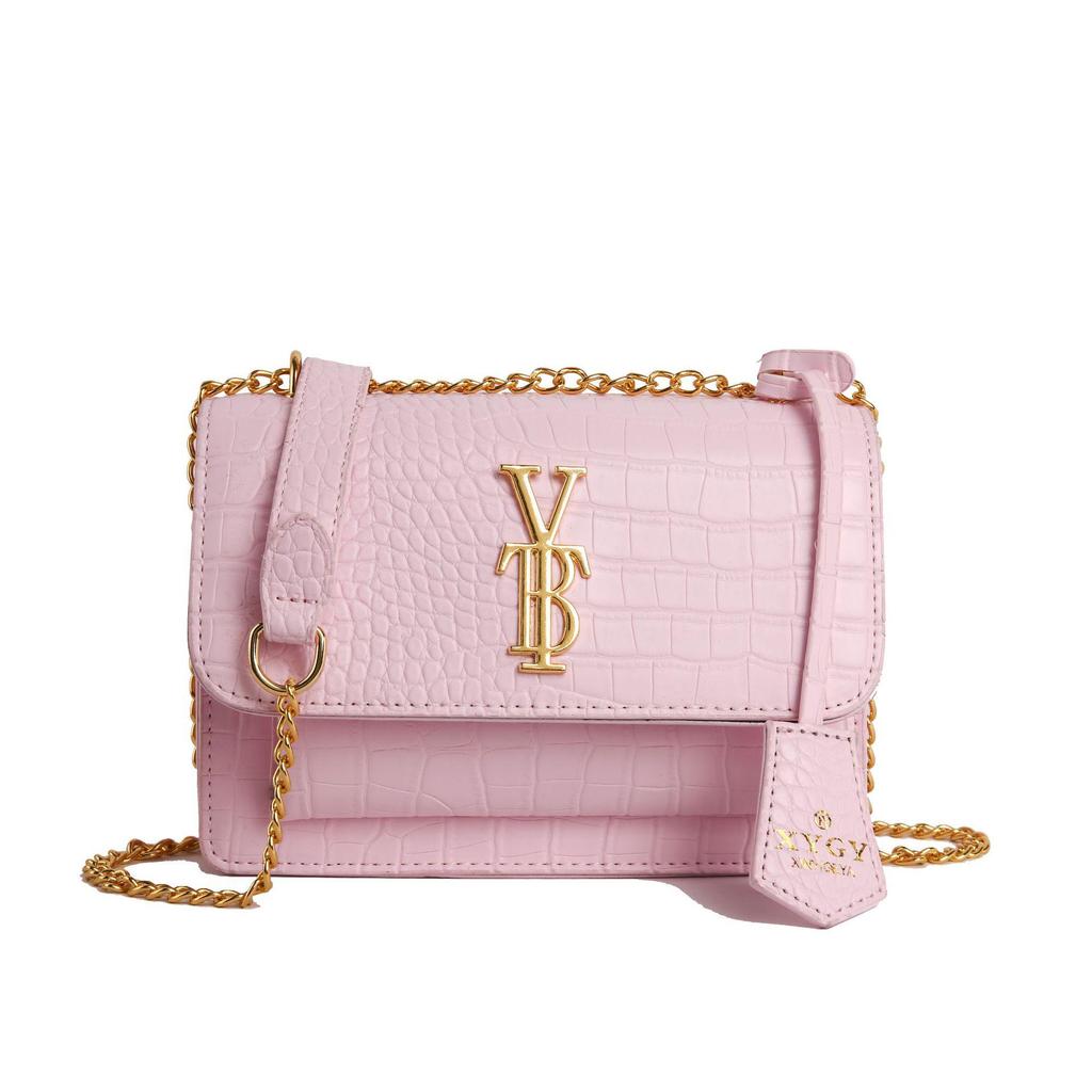 Elegante 2025 Herbst/Winter Krokodilmuster Kettentasche - Retro Europäischer & Amerikanischer Stil, Vielseitiges Schulter- & Umhänge-Design für Damen