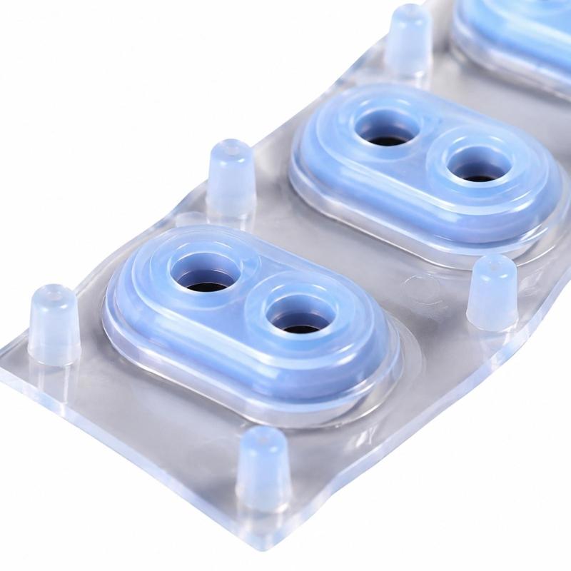 Conductive Rubber Keyboard Contact Rubber Strips with 12 Positions, Flexible Continuous Form for Digital Piano and Electronic Keyboard Repair
