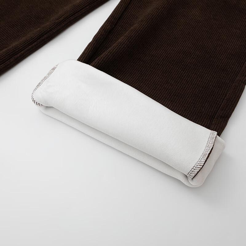 JOY SPEAKER Women's Winter Plush Thick Corduroy Pants