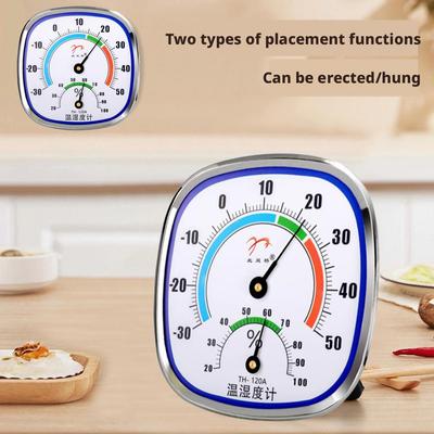 Innen-Thermometer Hygrometer Schreibtisch Wandmontage Zeiger Temperatur Feuchtigkeitsmesser Haushalts-Wetterstation