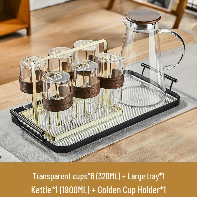 High Heat-Resistant Borosilicate Glass Drinkware Set