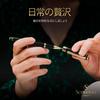 Scriveiner Ballpoint Pen Rollerball Black Lacquer Gold-Plated Luxury Schmidt Refill Business Gift Black and Gold