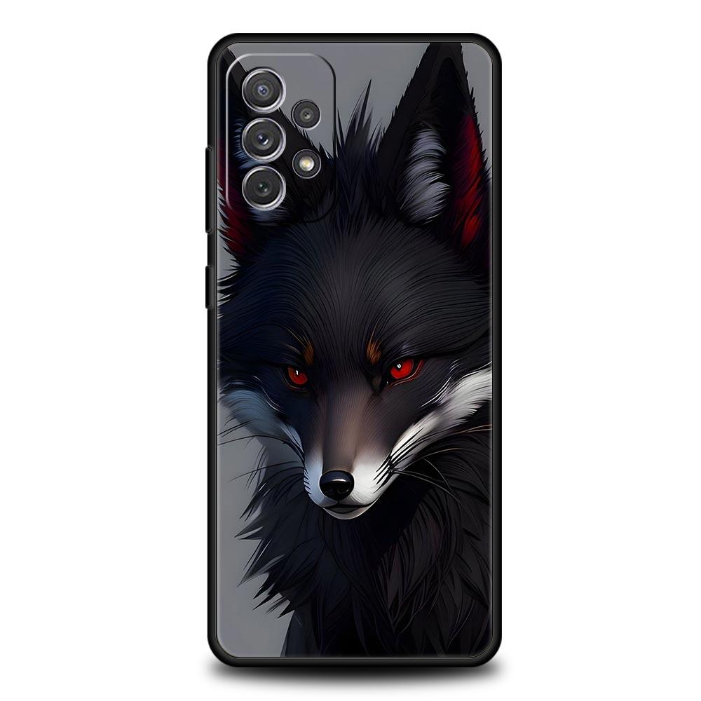 Red Fox Phone Case for Samsung Galaxy A55 A35 A17 A07 A15 A13 A25 A51 A71 A72 A73 A32 A52 A52S A41 5G Soft TPU Shell Fundas Capa