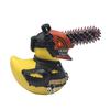 Horror Chainsaw Duck Figurine Small Resin Duck Statue Collectible Funny Duck Sculpture for Dashboard Home Office Desktop Decor