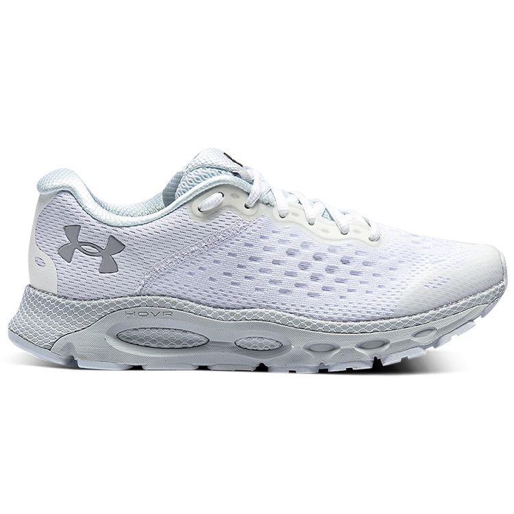 Under Armour Hovr Infinite 3 Comfortable Fabric Low-Top Casual Running Shoes Women Sneaker White 3025217-100