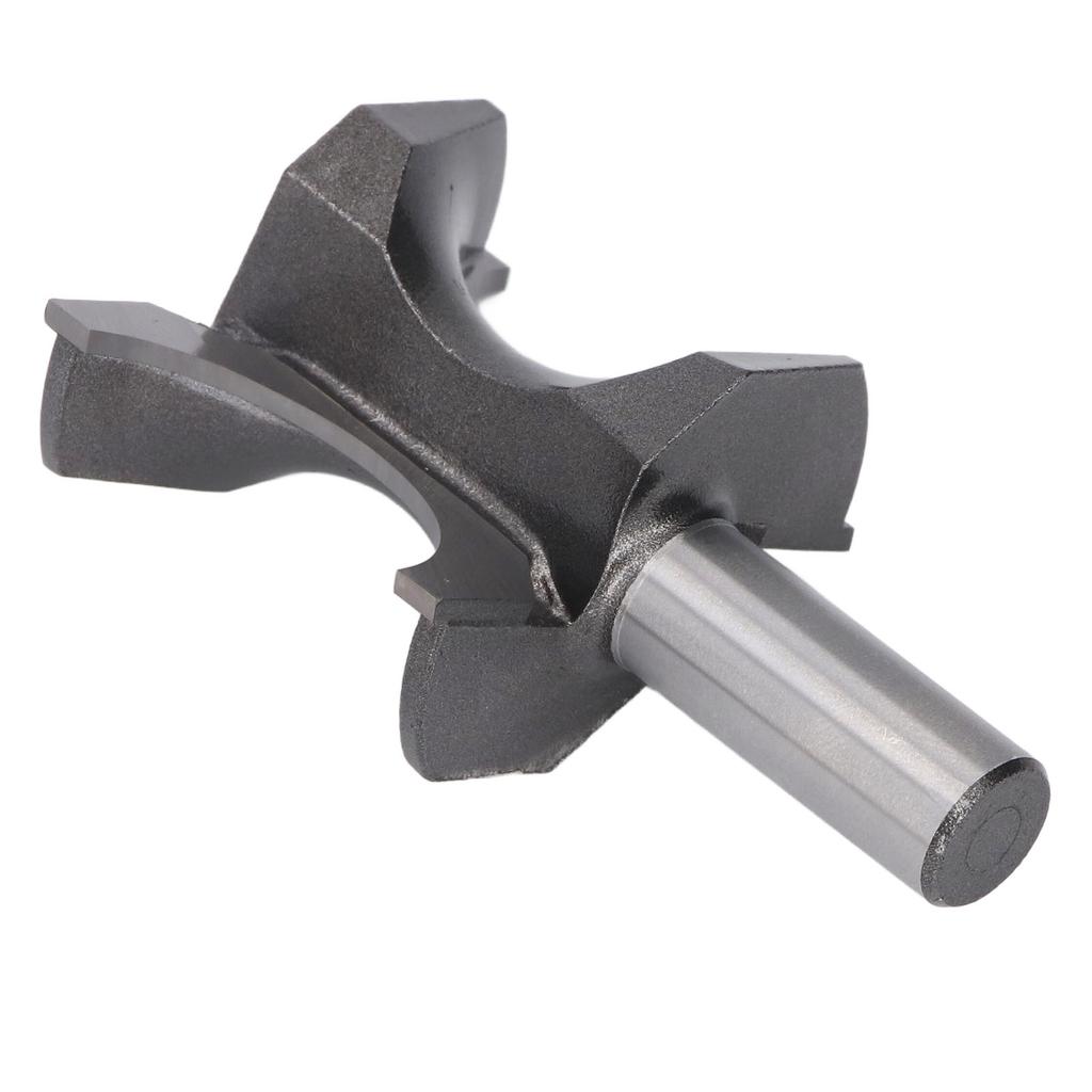 Bullnose Router Bit 12in Shank 1 14in Bead Diameter Tungsten Steel Half Round Bearing Router Bit