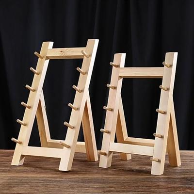Wood Katana Tanto Stand Multi-layer Kitchen Storage Holder Sturdy Kitchen Organization Katana