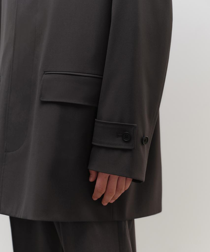 Musinsa Standard [City Workers] Woolish Car Coat [Gunmetal]