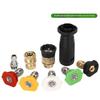 M14 X 1.5 Male Female Quick Connect Set Leak Proof Rust Resistant for DIY Home Garden Pressure Watering System Install