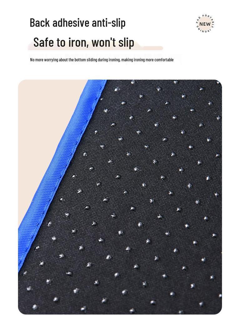 Hanging Heat-Resistant Pink Ironing Pad, Six-Layer Thick, Waterproof & Non-Slip