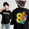 New summer Pokémon Tshirt casual printed shortsleeved shirt fashionable street style top suitable for both men and women