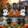 9pcs Halloween Decoration Balloons Foil Pumpkin Ghost Black BOO Spider Balloon Halloween Party Spooky Theme Fun Decor Supplies
