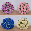 Bride Bouquet Artificial Rose Bouquet DIY Craft Decorative Artificial Rose  Wedding Decorations