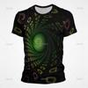 Abstract Colorful Vortex 3D printed T-shirts Fashion Casual Streetwear Men Summer Sport Tops Women Gym Clothing Funny Kids Tees