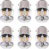 6 Pack 3W LED Bulbs AC/DC12V Brake Light Bulbs High Brightness LED Light Bulb  Boat