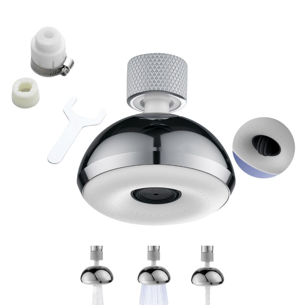 Adjustable Universal External-thread Faucet Splash-proof Tap Bubble Nozzle  Bathroom