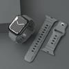 Silikon-Sportarmband für Apple Watch Ultra 49 mm 8 7 45 mm 41 mm, atmungsaktives Gummiarmband für IWatch Serie 7 3 4 5 6 Se 40 mm 44 mm 42