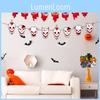 Charming Paper Halloween Pumpkin Ghost Garland For Unique Party Atmosphere Decoration