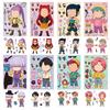 Kpop Witch Girl Cartoon Stickers Make a Face Interactive Kids Creative Dress Up Anime Stickers