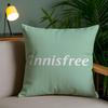 Fashion LInnisfrees Cushion Cover Soft Plush Fabric DoubleSided Printed Sofa Cushion Cover for All Seasons Home Decor Gift