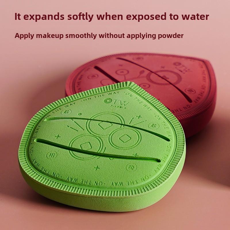 OTW Makeup Sponge, Foundation Blending Puff, Wet and Dry Use, Drop Shape, Concealer Applicator