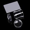 Jelly Nail Stamper with Scraper Clear Silicone Head for DIY Nail Art Printing Manicure Salon Accessories Kit