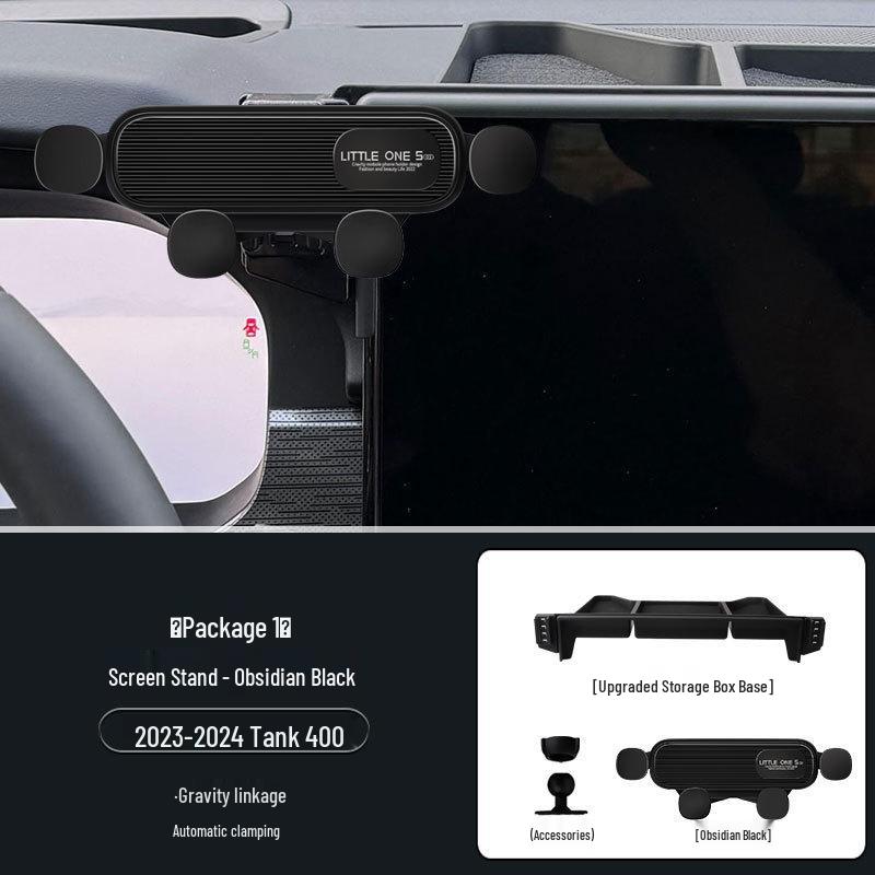 2023-2024 Tank 400 Phone Holder - Customized Screen Model Navigation Bracket Upgrade
