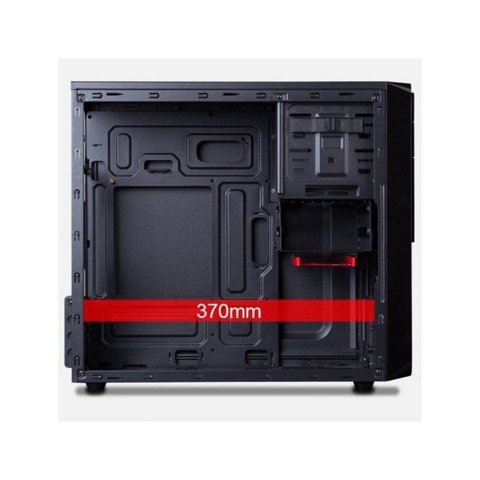 Boîtier PC HIDITEC Q9 Pro - Micro-tour micro ATX noir - 4 baies internes - 2 ports USB 3.0