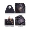 Whatna Natural Cowhide Leather Coin Coin Mini Carabiner Belt Mini Waist Cigarette Thick with Earphone Storage Case Purse, Case, Men's & Women's 2-Way