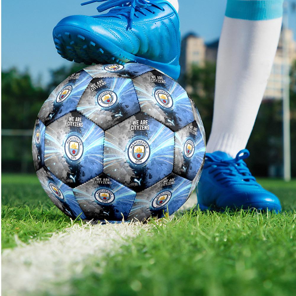Pallone da calcio tema Manchester City Taglia 5 Pallone da calcio Tocco Morbido Pallone da calcio professionale per allenamento per sport all'aperto