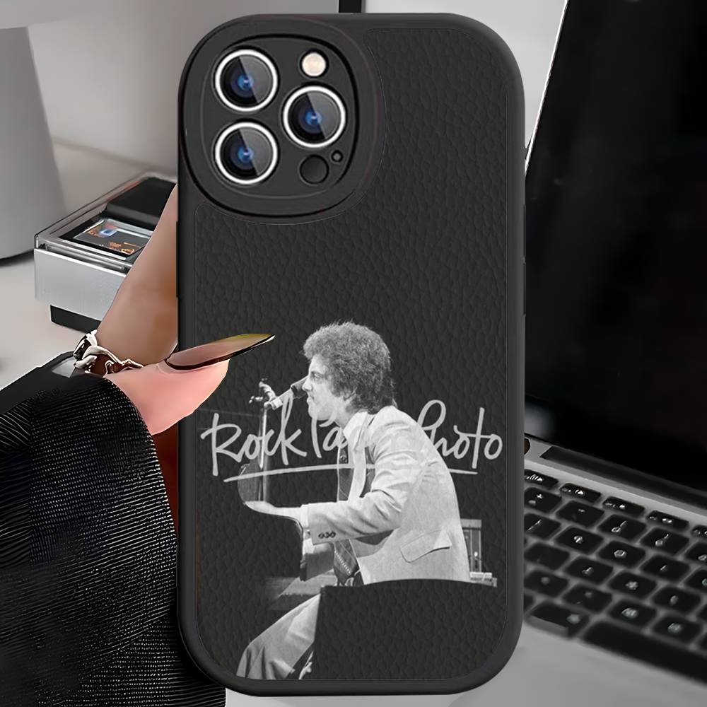 Singer Billy J-Joel Phone Cover For IPhone 16 15 14 13 12 11 Pro Max Plus Leather Soft Case