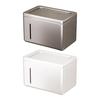 Napkin Storage Box Wall Mounted Waterproof Toilet Paper Holder Non-drilled Easy Installation Bathroom Organizer